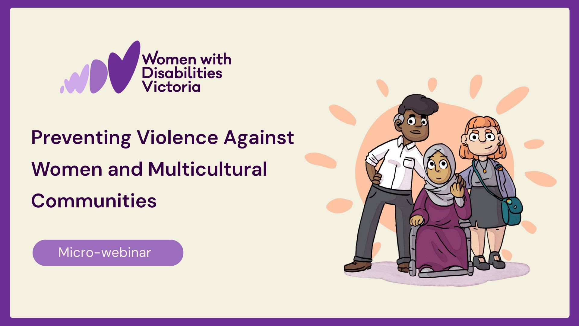 Preventing Violence Against Women and Multicultural Communities Micro-webinar