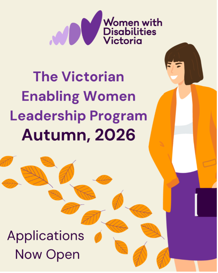 The Victorian Enabling Women Leadership Program Autumn 2026. Applications now open.